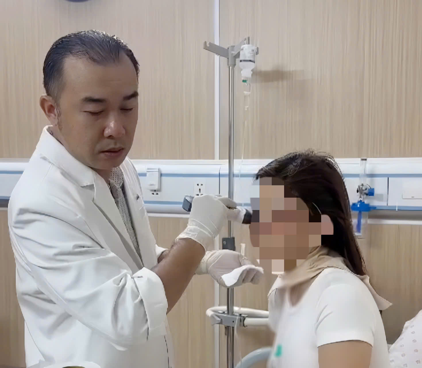 Bệnh nhân được điều trị tại Bệnh viện Đa khoa Quốc tế Minh Anh
