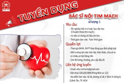 đơn tuyển dụng BS tim mạch