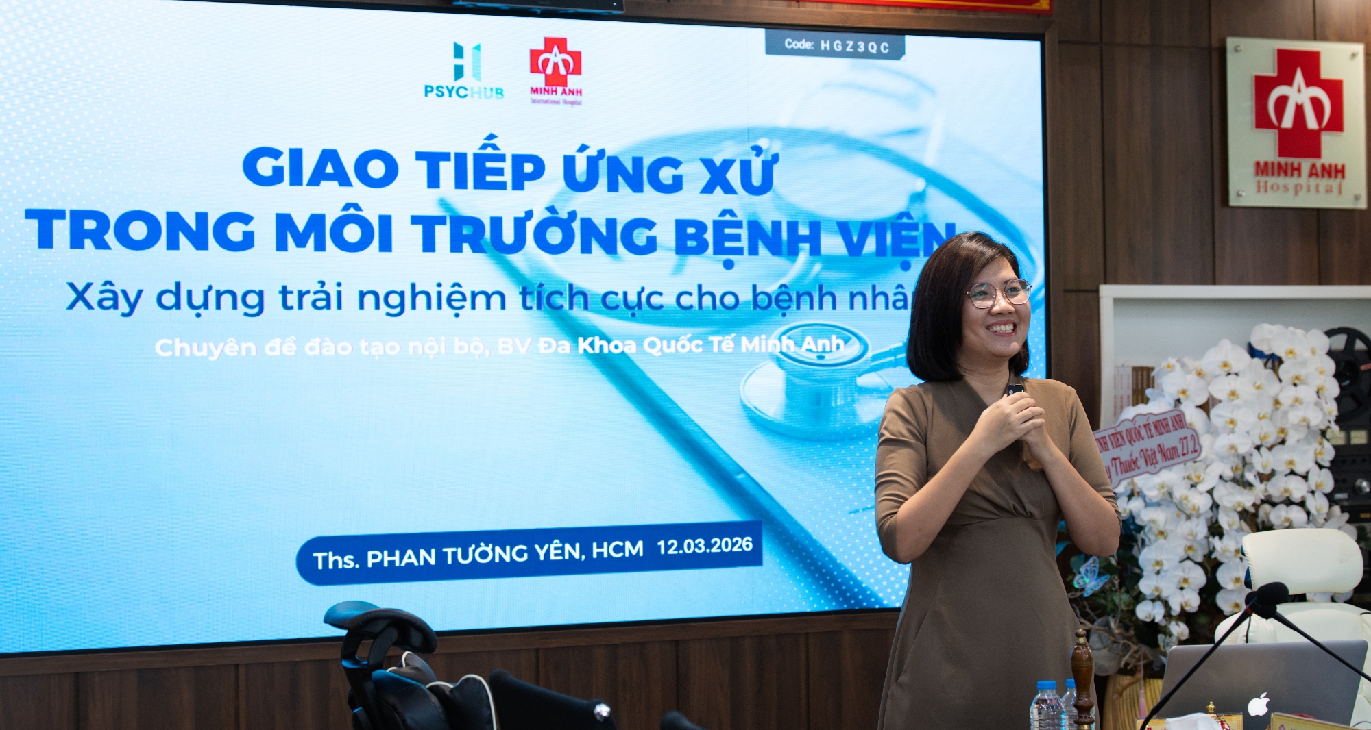 🏥 Bệnh viện Đa khoa Quốc tế Minh Anh: Tổ chức tập huấn kỹ năng mềm “Giao tiếp ứng xử trong môi trường Bệnh viện”